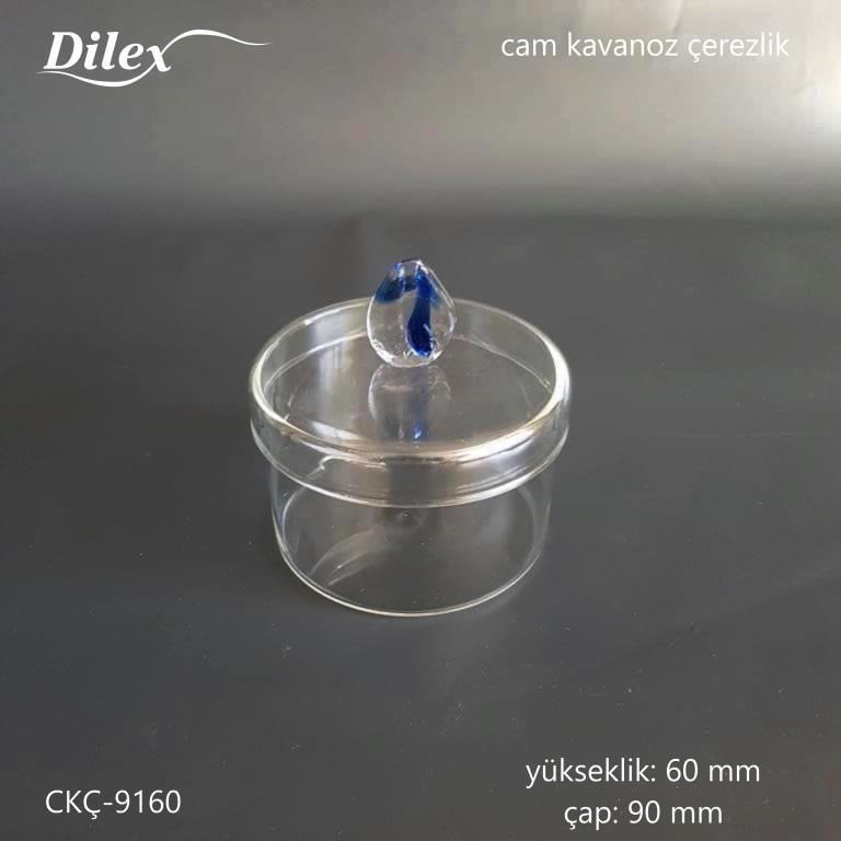 Dilex Mavi Kulplu 60mm Cam Çerezlik