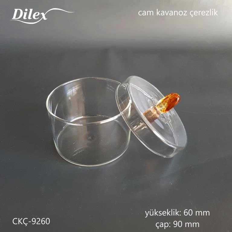 Dilex Turuncu Kulplu 60mm Cam Çerezlik